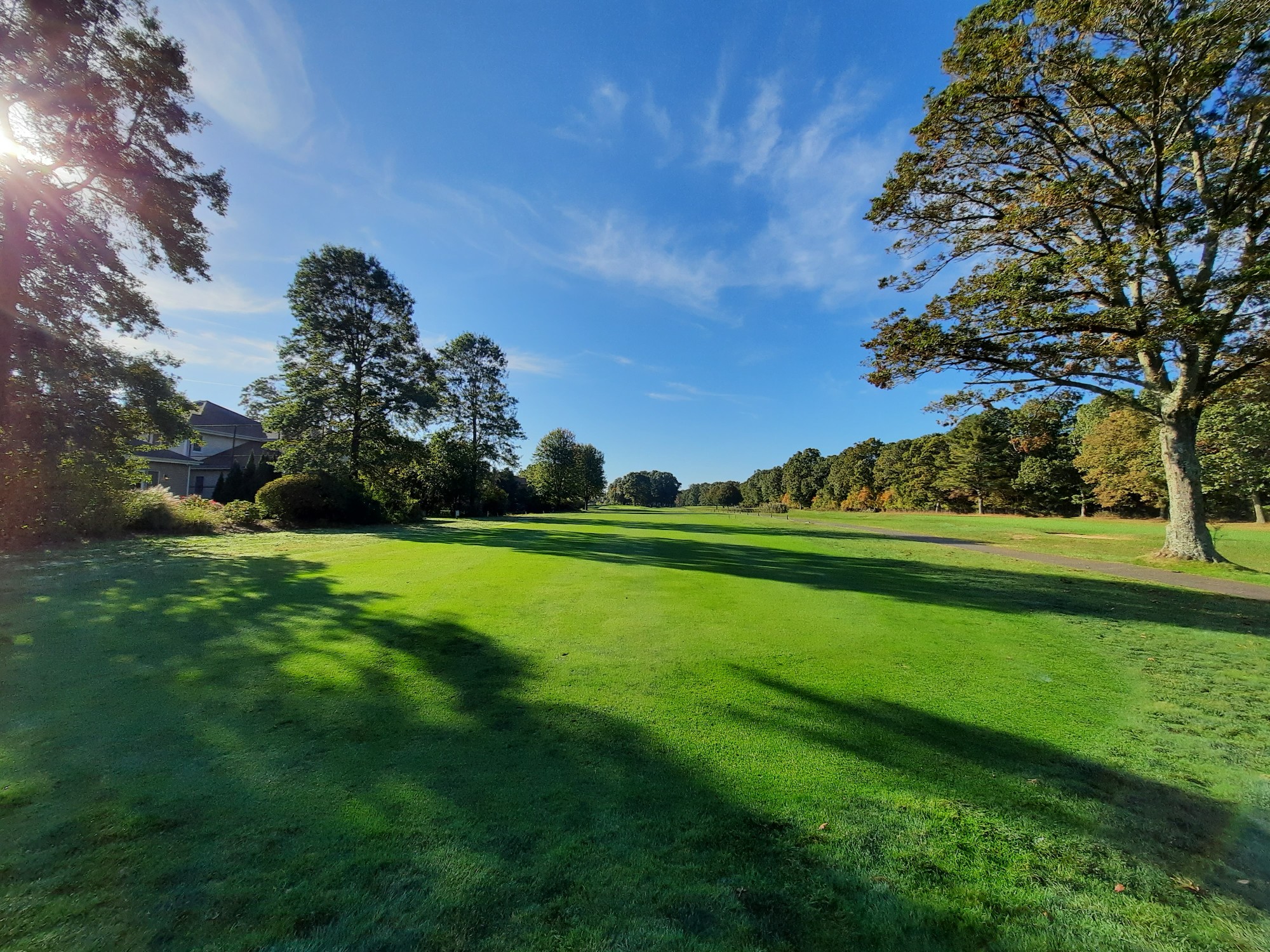 View of a bridge on the course at Stonebridge