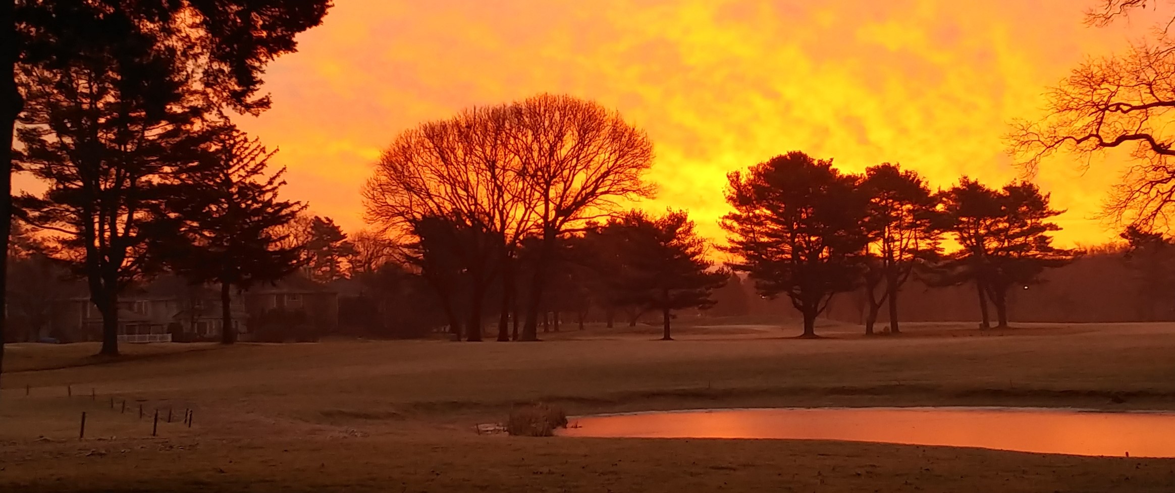 View of a sunset at Stonebridge